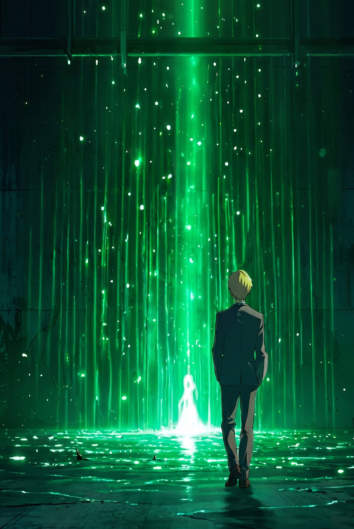 The green portal &mdash; they ran